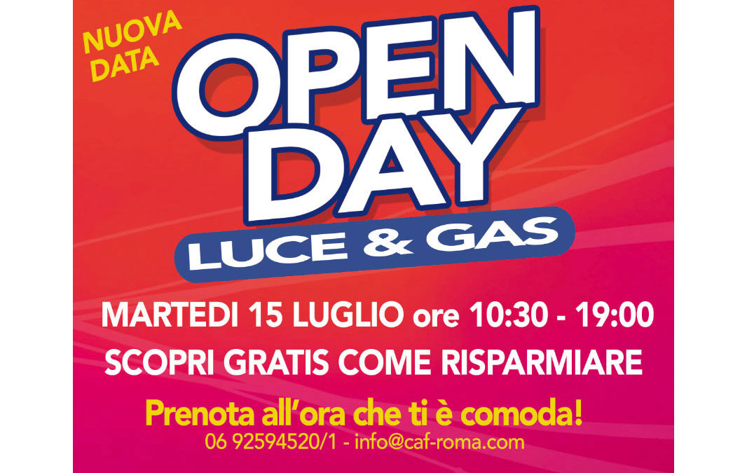 OPENDAY LUCE & GAS